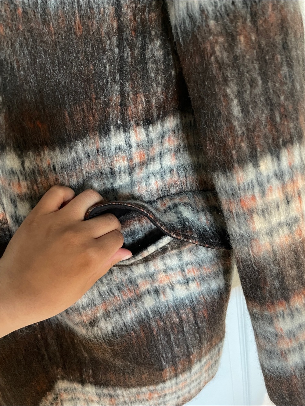 Anthropologie Brushed Plaid Blazer - Picture 5 of 14
